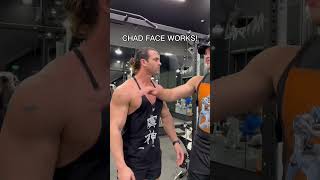 Chad Face Never Fails 🗿 Sskale PabloZolezzi gigachad gymcomedy [upl. by Silvester]