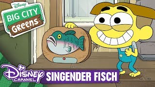 BIG CITY GREENS  Clip Singender Fisch  Disney Channel [upl. by Cooe]