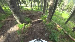 GoPro HD  downhil  freeride  Les 7 Laux  manual BONUS [upl. by Grati]