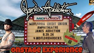 Experience the Thrilling Live ONSTAGE Performance of Janes Addiction [upl. by Hanleigh]