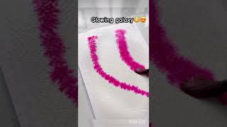 Galaxy paintingart watercolor paintingforbeginners easypainting idea [upl. by Suriaj]