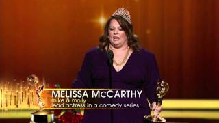 Melissa McCarthy Outstanding Lead Actress in a Comedy Series [upl. by Assirrak]