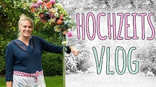 HOCHZEITS VLOG  TISCHDEKO UND KIRCHENSCHMUCK FÜR EINE HOCHZEIT [upl. by Caruso]