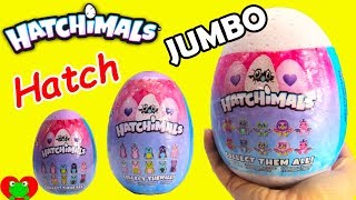 Opening 3 JUMBO Hatchimals Glittering Garden and Twin Surprise Eggs [upl. by Aver]