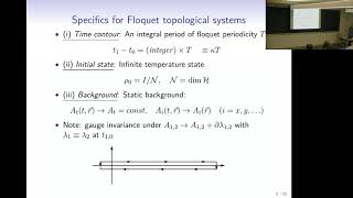 Shinsei Ryu  Effective field theory approach to Floquet topological systems [upl. by Ramses]