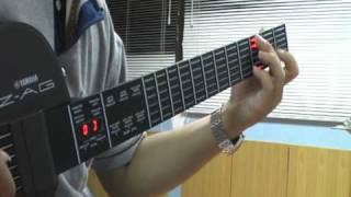 CANON IN D with YAMAHA EZAG Guitar Test [upl. by Aekal]