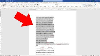 Como eliminar saltos de linea en Word [upl. by Anilegnave826]