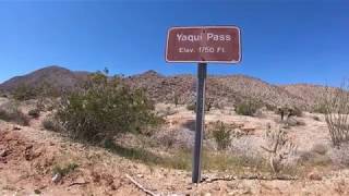 Yaqui Pass to Tamarisk Grove by bicycle [upl. by Anidualc]