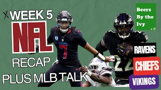 NFL Week 5 Recap  All Games Takeaways  Bonus MLB Convo [upl. by Irama]