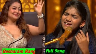 Wow 😲 Khushi ने Besharam Rang  को अपनी Romantic आवाज़ में गाया omg  New Superstar Singer 3 [upl. by Cobby]