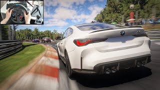 Forza Motorsport  BMW M4 G82 at Nürburgring Nordschleife  Logitech G29 Gameplay [upl. by Enirehtakyram440]