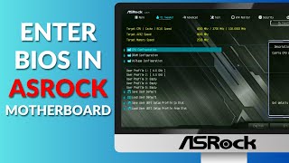 How to enter bios on Asrock Motherboard  asrock motherboard utility [upl. by Jeremy750]