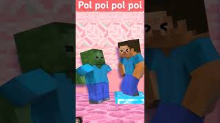 Pol poi Pol poi  minecraft animations minecraft minecraftanimation memes kidsvideo [upl. by Shaefer]