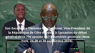 Côte d’Ivoire Débat général 79e session  Nations Unies  2024 [upl. by Service]