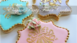 Elegant Party Favor Cookies [upl. by Lehmann]