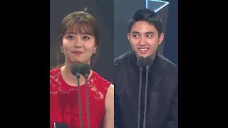 Wonshim CoupleDo Kyungsoo amp Nam Jihyun CUT  Asian artist award 2016 [upl. by Nalyk]