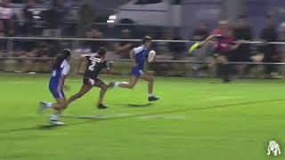 Bulldogs Tarsha Gale Cup score length of the field try [upl. by Mccurdy604]