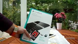 Logitech Ultrathin Keyboard Unboxing und Hands on [upl. by Harriet]