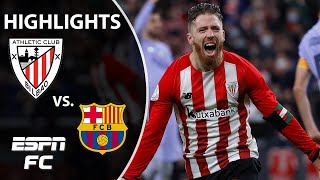 Athletic Club shocks Barcelona in extra time  Copa del Rey Highlights  ESPN FC [upl. by Abran187]