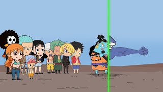 4 ALL COMPLETE IF CHIBI ONE PIECE TRANSFORMATION TO TITAN  MUGIWARA ALL CREW [upl. by Rubinstein731]