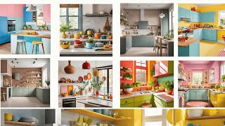 elegant kitchen cabinet colorskitchen cabinet color exampleskitchendesign homedecor [upl. by Tereve]