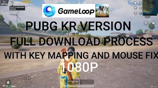 Fix PUBG Mobile Korean KR 34 UPDATE Version Keymapping on Gameloop 1080P [upl. by Oremar]