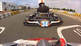 Kimbolton Senior Rotax April 2013 Heat 2 [upl. by Nolyad]