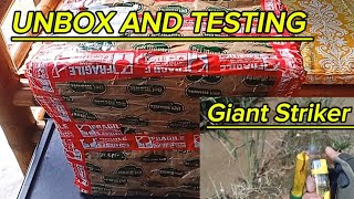 Giant Striker Paputok  Unboxing and Testing [upl. by Schubert]