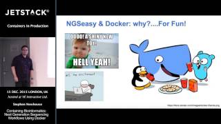 Containing Bioinformatics Next Generation Sequencing Workflows Using Docker [upl. by Pizor]