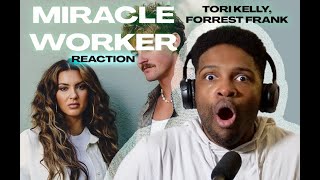 REACTION  MIRACLE WORKER Tori Kelly Forrest Frank torikelly christian reaction [upl. by Dwaine]