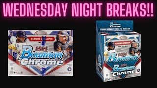 2024 Bowman Chrome Release Day Breaks Live Group Breaks Baseball [upl. by Naaitsirhc350]