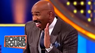 HILARIOUS Family Feud Answers With STEVE HARVEY PART 2 [upl. by Letsirc]