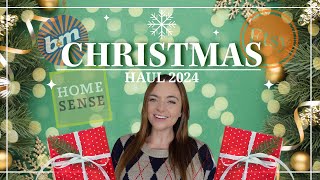 Christmas Decor Haul  Homesense Etsy and BampM 2024 [upl. by Sclar]