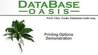 Print Your Database Oasis Records in a Variety of Formats [upl. by Anisamoht]