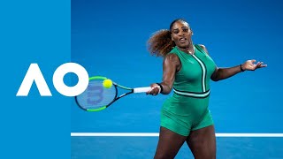 Eugenie Bouchard v Serena Williams match highlights 2R  Australian Open 2019 [upl. by Doniv768]