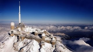 Pic du Midi de Bigorre  observatory on the top of mountain [upl. by Norret]