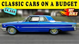 Garage Treasures 15 Cheap Classic Cars You Can Buy Today [upl. by Erie]