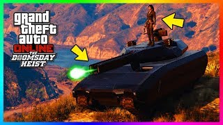 30 SECRET Features Hidden Details amp Crazy Things You Missed In GTA Online The Doomsday Heist DLC [upl. by Heilman176]