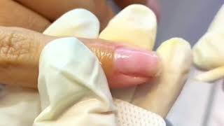 Removing gel nail polish basic manicure at home self care  how to use meni pedi kit tools [upl. by Pani434]