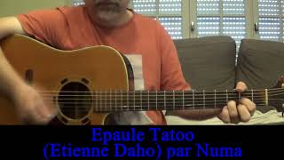 Epaule Tattoo Etienne Daho Cover guitare chant Reprise chanson française 1986 [upl. by Yevad]