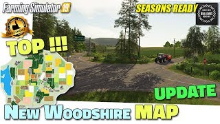 FS19  MAP quotNew Woodshirequot update v1101  review [upl. by Camille]