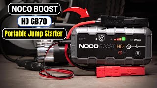 NOCO Boost HD GB70 Portable Jump Starter [upl. by Regnij]