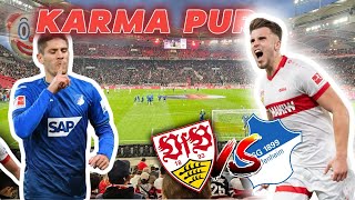 KARMA für KRAMARIC I Vfb Stuttgart vs TSG Hoffenheim Stadionvlog I alle ToreHighlights bundesliga [upl. by Yrod247]