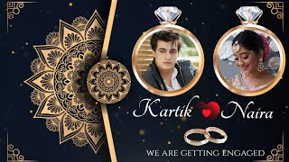 Ring ceremony invitation video editing 🔥  Engagement Invitation Video  Engagement invitation Card [upl. by Atyekram]