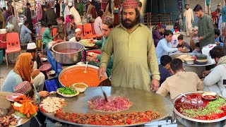 Breakfast in Afghanistan  Early Morning Breakfast Street Foods  Liver Fry Recipe  Dumpukht Recipe [upl. by Ibloc]