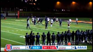 10 yard touchdown run by Bryant White of Chugiak [upl. by Namyaw]