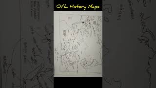 OL History Map Marking ඉතිහාසය සිතියම් ලකුණු කිරීම OL අනුමාන history map mapmaking [upl. by Lednem]