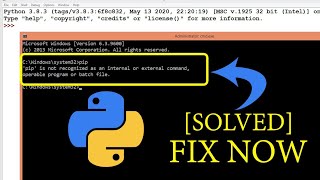 Solved  How to fix pip not recognised as an internal or external command  Operable program [upl. by Aholla478]