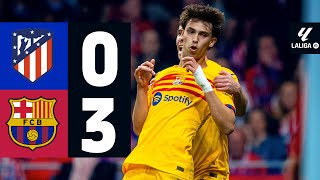 ATLETICO DE MADRID 0 vs 3 FC BARCELONA  LALIGA 202324 MD29 [upl. by Negam]