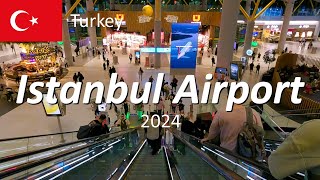 【Istanbul Airport】🇹🇷Explore Istanbul Airport in TurkeyThings to do at Istanbul AirportWalking Tour [upl. by Elnora]